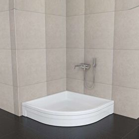 Sırduş 70x70x16 cm Oval Panelli Duş Teknesi