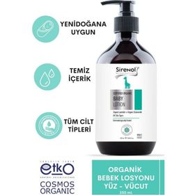 Sirenol 250 ml Organik Bebek Losyonu