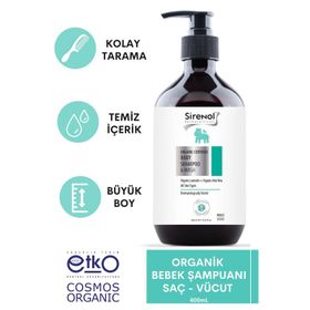 Sirenol Natural 400 ml Bebek Saç ve Vücut Şampuanı