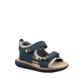 Şirin Bebe 231-84 Lacivert Sarı Kız Çocuk Sandalet