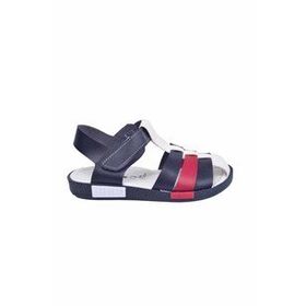 Şirin Bebe Kırmızı Lacivert Erkek Çocuk Sandalet