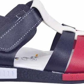 Şirin Bebe Kırmızı Lacivert Erkek Çocuk Sandalet