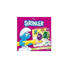 Şirin Salatası Hikayeli Boyama - Şirinler