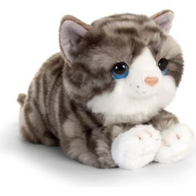 Şirin Toys Gri Kedi 25 cm Peluş Oyuncak