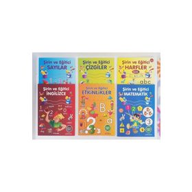 Şirin ve Eğitici Okul Öncesi Anaokulu Eğitim Seti 6 Kitap - Parıltı Yayıncılık