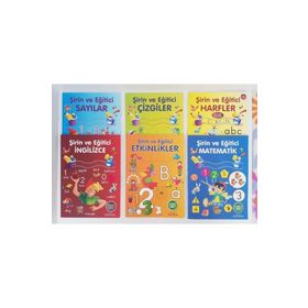 Şirin ve Eğitici Okul Öncesi Anaokulu Eğitim Seti 6 Kitap - Parıltı Yayıncılık