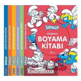 Şirinler Boyama Kitapları Seti-6 Kitap Takım - Kolektif
