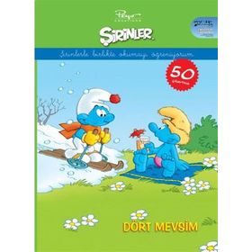 ŞİRİNLER - DÖRT MEVSIM STİCKERLI, EL YAZILI OKUMA KİTABI - PIERRE CULLIFORD
