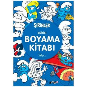 Şirinler - Eğitici Boyama Kitabı - Kolektif