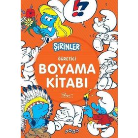 Şirinler - Öğretici Boyama Kitabı - Pogo Çocuk