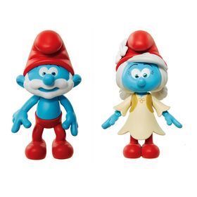 Şirinler Şirin Baba ve Smurfwillow 2'li Figür Set
