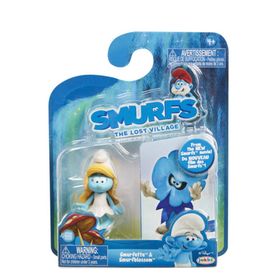 Şirinler Şirin Baba ve Smurfwillow 2'li Figür Set