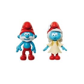 Şirinler Şirin Baba ve Smurfwillow 2'li Figür Set