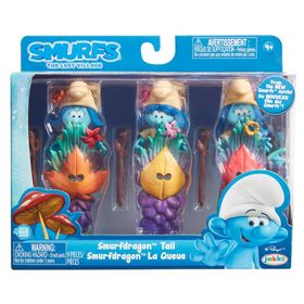 Şirinler ŞRN-29270-1 Kayıp Köy Smurfstorm 3'lü Figür Set Model 1