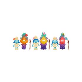 Şirinler ŞRN-29270-1 Kayıp Köy Smurfstorm 3'lü Figür Set Model 1