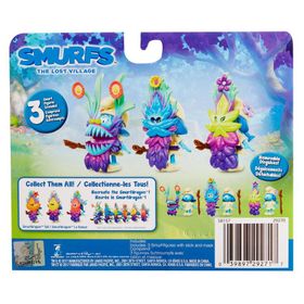 Şirinler ŞRN-29270-2 Kayıp Köy Smurfstorm 3'lü Figür Set Model 2