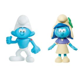 Şirinler ŞRN-96562-1 Kayıp Köy Güçlü Şirin & Smurfstorm Figür Set