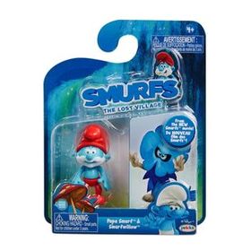 Şirinler ŞRN-96562-2 Kayıp Köy Şirin Baba & Smurfvillow Figür Set