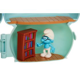 Şirinler ŞRN-96570-1 Kayıp Köy Bilgin Şirin Mantar Evi Oyun Seti