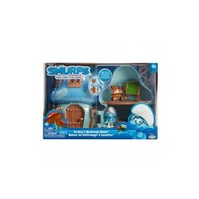 Şirinler ŞRN-96570-1 Kayıp Köy Bilgin Şirin Mantar Evi Oyun Seti