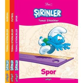 Şirinler Temalı Aktiviteler Seti-3 Kitap Takım - Kolektif