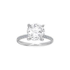 Sirius 0602R0023 Beyaz Topaz 3.80 Karat Pırlanta Tektaş Yüzük