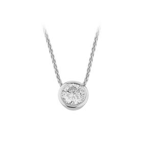 Sirius 0701P0038 G Renk 0,57 Karat Pırlanta Tektaş Kolye