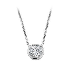 Sirius 0701P0038 G Renk 0,57 Karat Pırlanta Tektaş Kolye