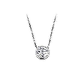 Sirius 0701P0038 G Renk 0,57 Karat Pırlanta Tektaş Kolye