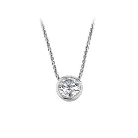 Sirius 0701P0038 G Renk 0,57 Karat Pırlanta Tektaş Kolye