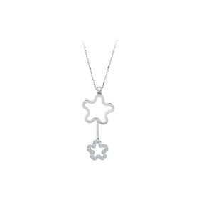 Sirius 0704P0158 Çiçekli Pırlanta Kolye