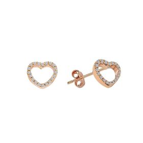 Sirius 0705E0026 Pırlanta Taşlı Amor Kalp Küpe