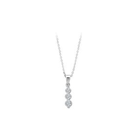 Sirius 0707P0013 G Renk 0,26 Karat Pırlanta Tria Kolye