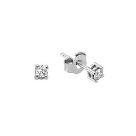 Sirius 0715E0011 F Renk 0,22 Karat Pırlanta Tektaş Küpe