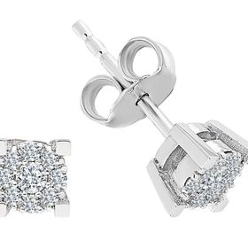 Sirius 0717E0044 1 Karat Tektaş Görünümlü Pırlanta Küpe