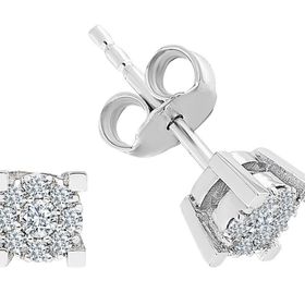Sirius 0717E0044 1 Karat Tektaş Görünümlü Pırlanta Küpe