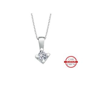 Sirius 0717P0042 G Renk 0,15 Karat Pırlanta Tektaş Kolye