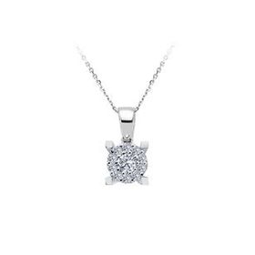 Sirius 0717P0047 0,50 Karat Görünümlü Pırlanta Tektaş Kolye