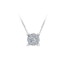 Sirius 0717P0052 0,50 Karat Görünümlü Modern Pırlanta Tektaş Kolye