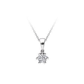Sirius 0723P0036 F Renk 0,50 Karat Pırlanta Tektaş Kolye