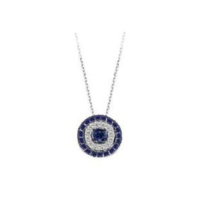 Sirius 0723P0039 Pırlanta ve Safir İkon Kolye