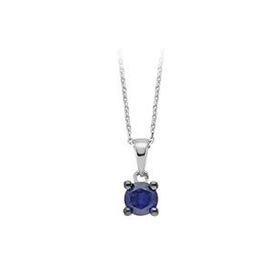 Sirius 0723P0040 Safir Tek Taş Kolye