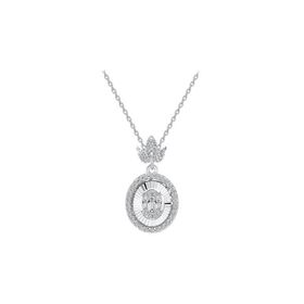 Sirius 0746P0001 E Renk 0,27 Karat Baget Pırlanta Kolye