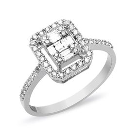 Sirius 0804R0339 Pırlanta ve Baget Kesim Yakut Taşlı 18K Yüzük
