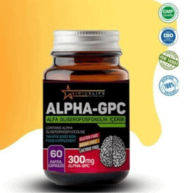 Sirius Life Alpha GPC 300 mg 60 Kapsül