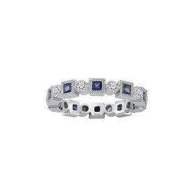 Sirius Pırlanta 0604R0334 Pırlanta Ve Prenses Kesim Safir Tamtur Yüzük