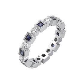 Sirius Pırlanta 0604R0334 Pırlanta Ve Prenses Kesim Safir Tamtur Yüzük