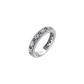 Sirius Pırlanta 0604R0334 Pırlanta Ve Prenses Kesim Safir Tamtur Yüzük