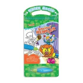 Sirkteki Renkler - Water Magic - Özel Kalemli Boya Kitabı