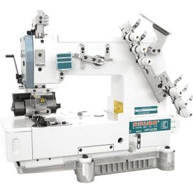 Siruba Hf008-02064p/fbq/c D.drive 2 İğne Bıçak Ve Aparat Ayarlı Kot Köprü Hazırlama Makinesi